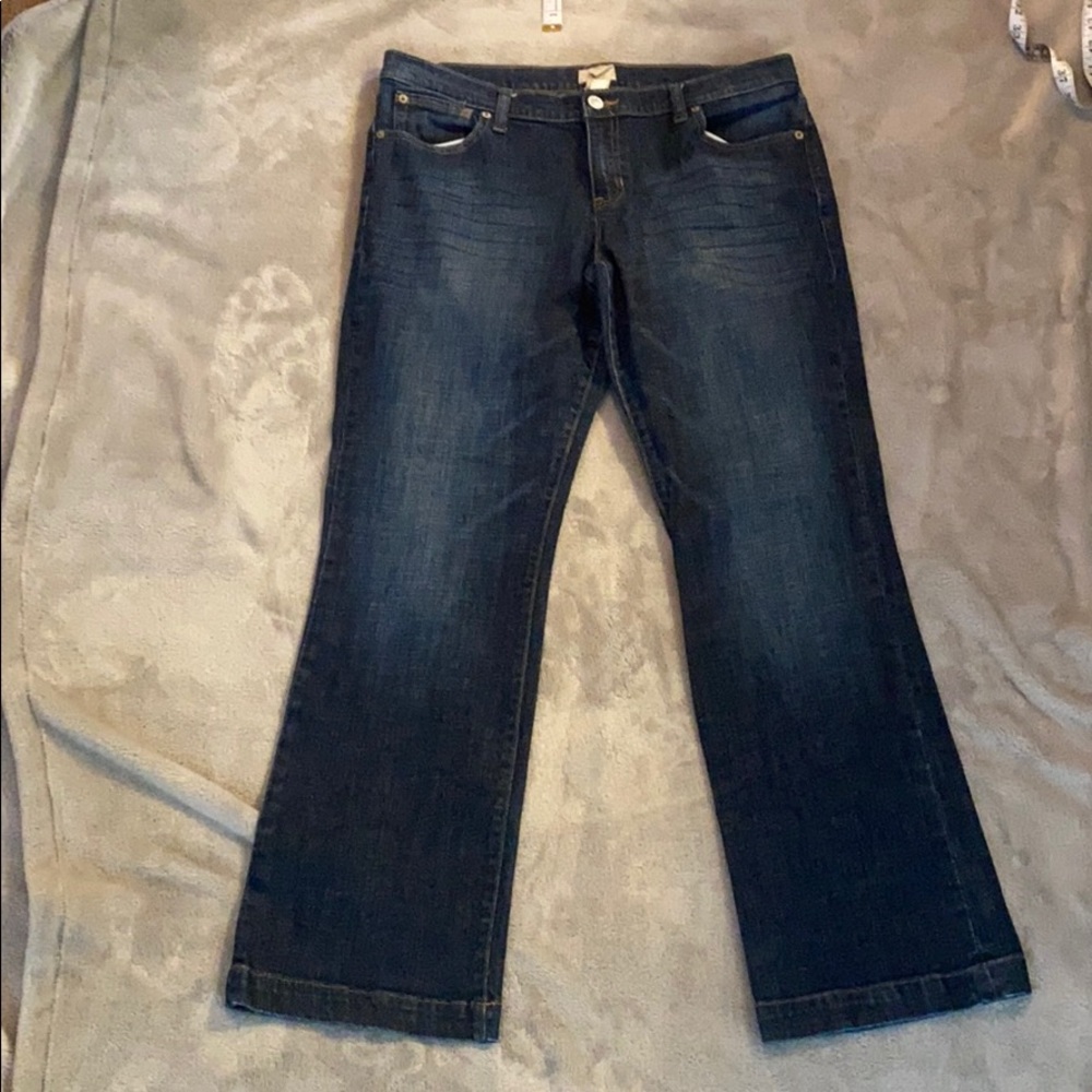 GAP Long and Lean dark wash denim jean